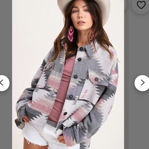 NWOT Aztec vintage boho jacket